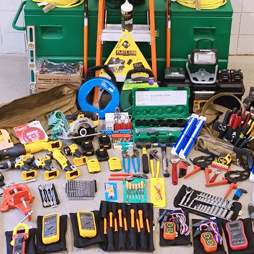 Construction Electrician's Tool Kit